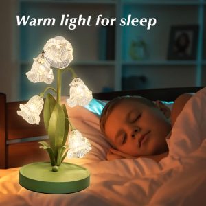 Linglan Flower Crystal Desk Lamp