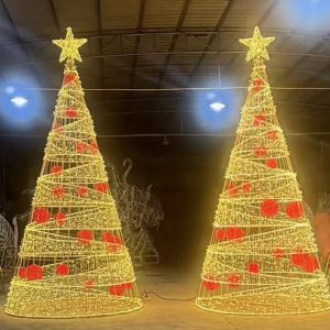 Large Christmas tree shaped lights