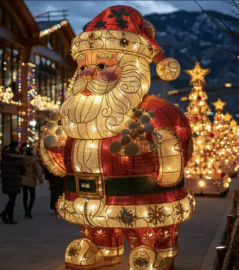 Christmas decorative light figure